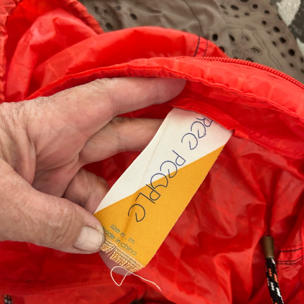 Free People Orange Parachute Windbreaker - Picture 8 of 10